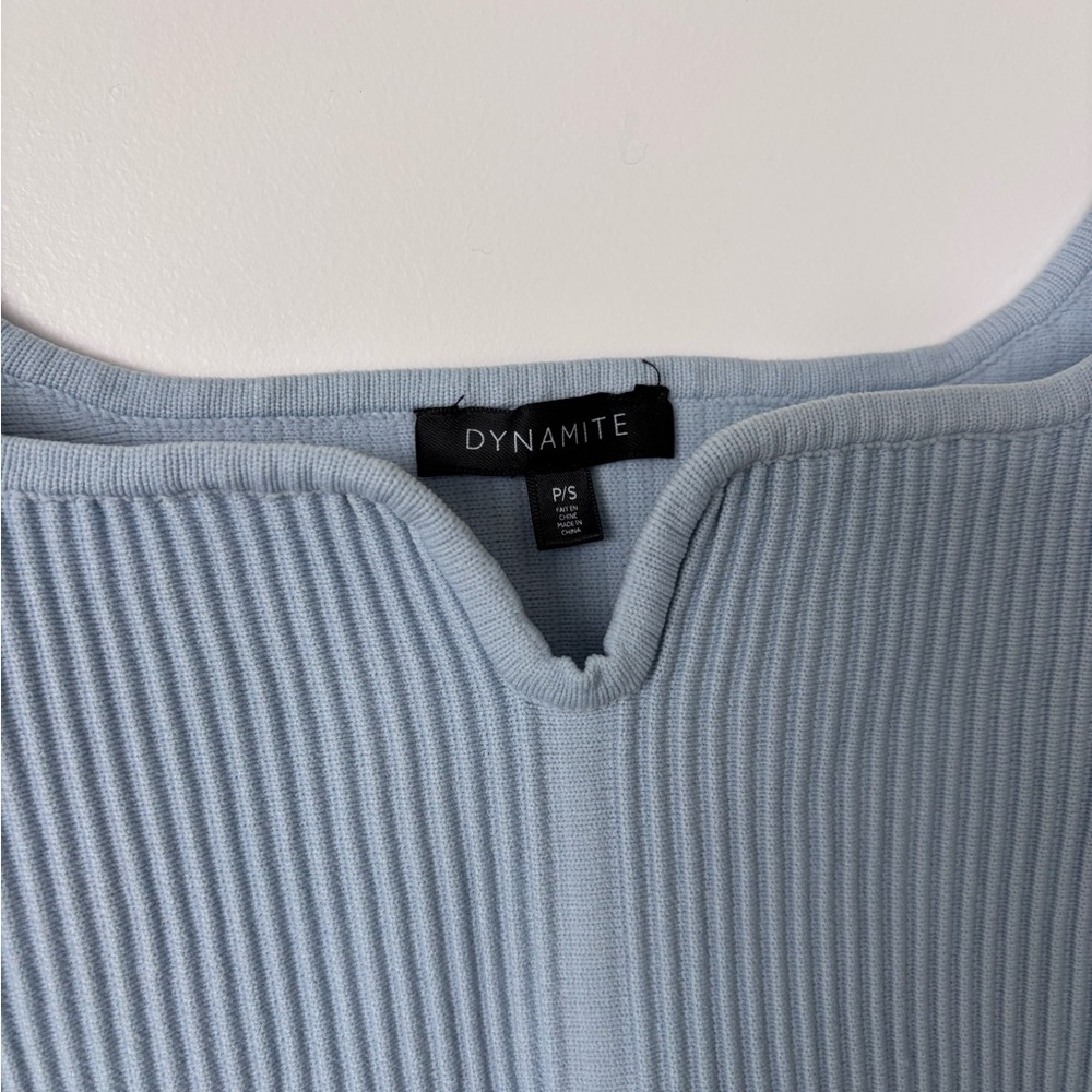 SOLD - Dynamite Ribbed Top - Picture 3 of 4